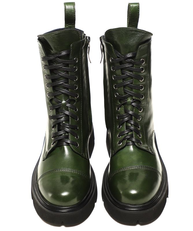 Lorenzo Masiero Leather Combat Boots