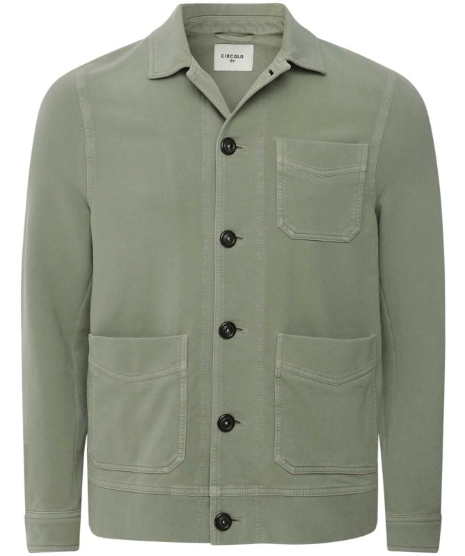 Circolo 1901 Slim Fit Fleece Work Jacket