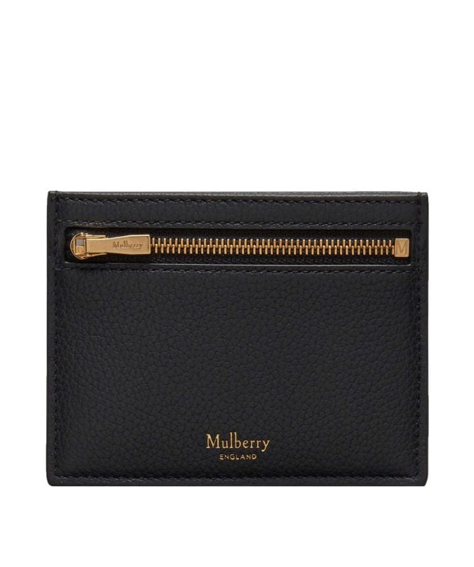 Mulberry Zipped Credit Card Slip