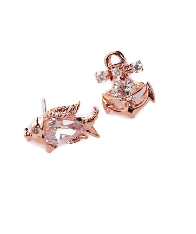 Vivienne Westwood Marialena Fish Earrings