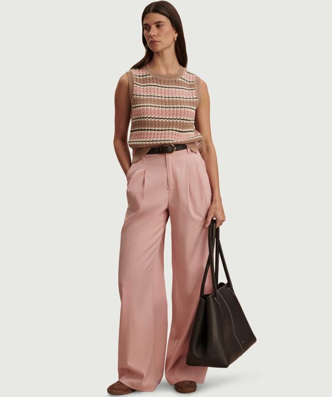 Varley Deeley Stripe Stitch Tank