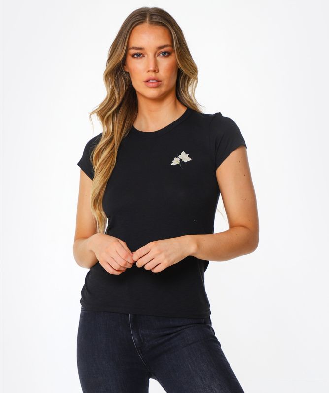 rag & bone Lily Flower Cotton Tee