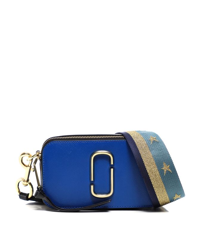 Marc Jacobs Americana Snapshot Leather Cross Body Bag