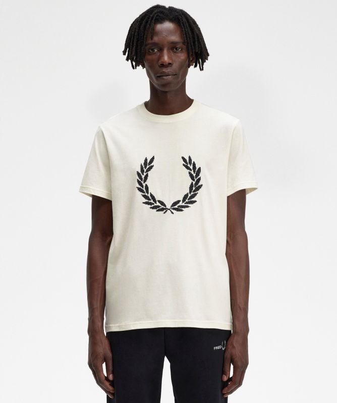 Fred Perry Cross Stitch T-Shirt