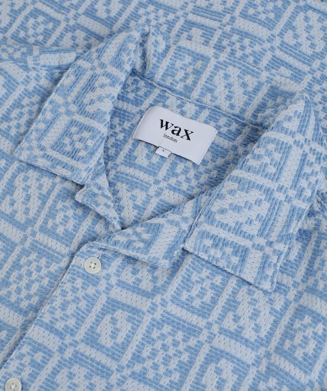 Wax London Geo Dobby Didcot Shirt