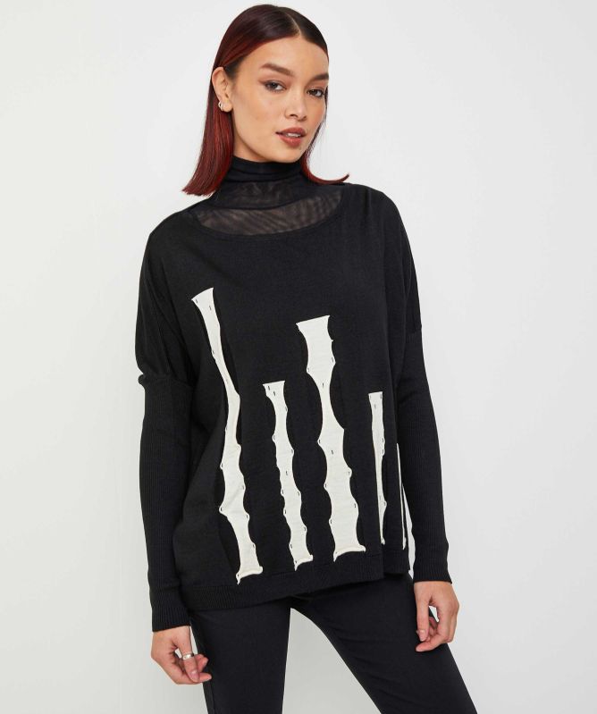 Bize Intarsia Wool Jumper