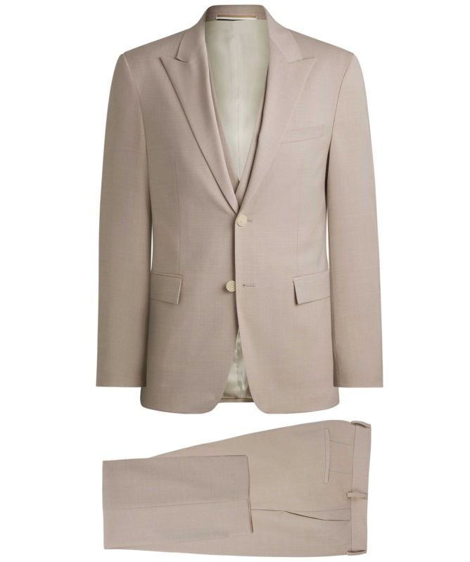 BOSS Slim Fit H-Houston-3Pcs-Pk252 Suit