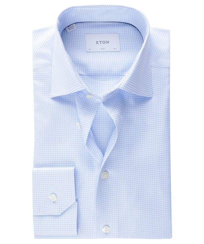 Eton Slim Fit Houndstooth King Shirt