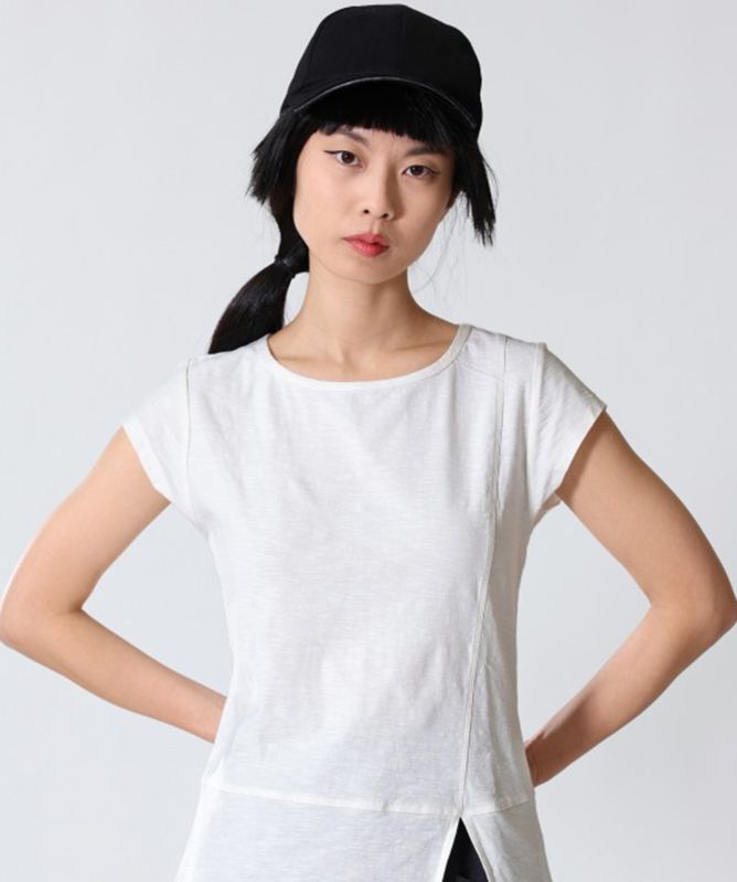 Lurdes Bergada Round Neck Cotton T-Shirt