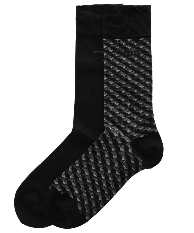 BOSS MINIPATTERN CC Socks 2 Pack