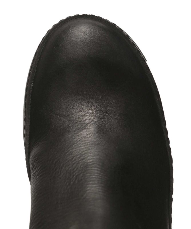 Lofina Leather Wedge Boots