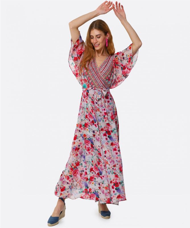 Inoa Silk Gaia Maxi Dress