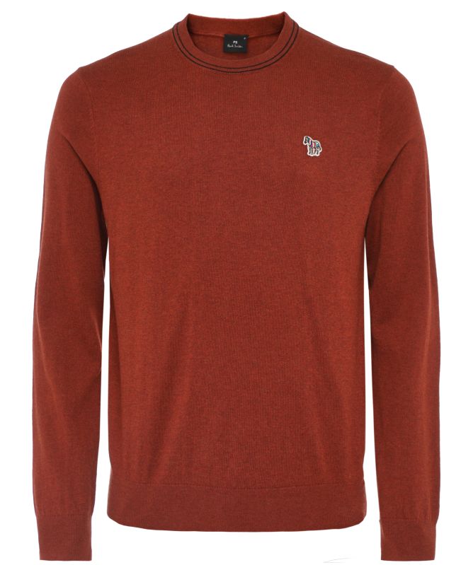 Paul Smith Zebra Badge Crew Neck Sweater