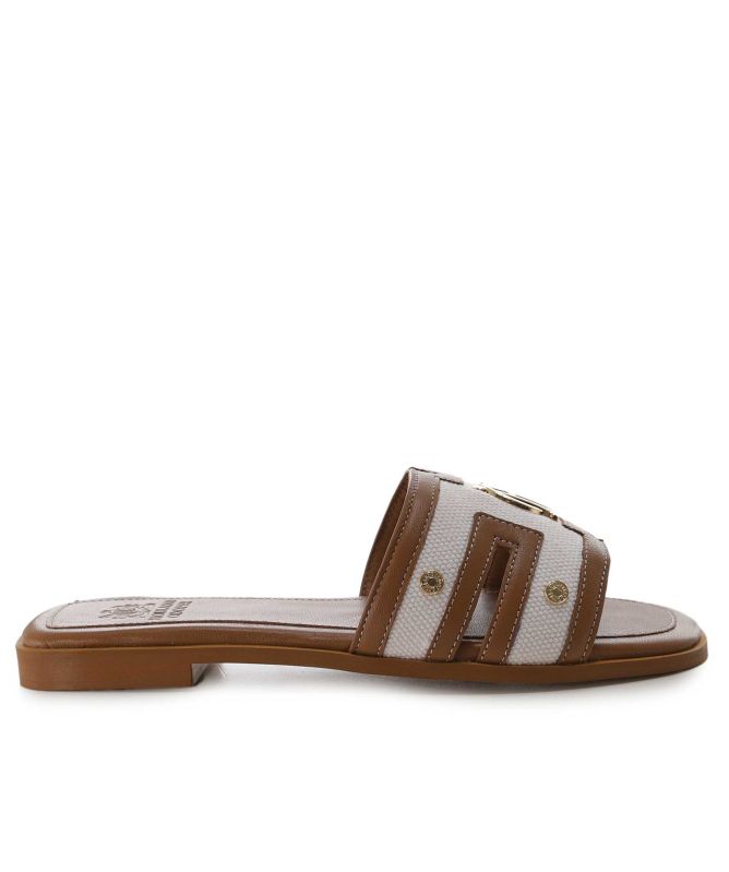 Holland Cooper Canvas Monogram Slides