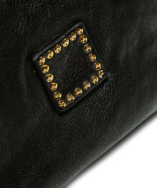 Campomaggi Leather Studded Shopper Bag