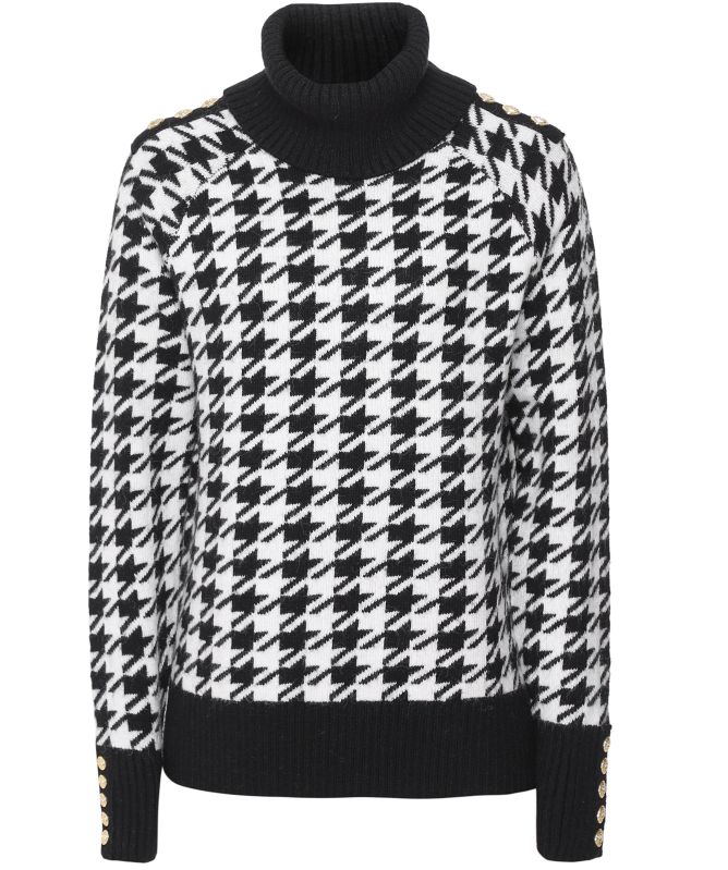 Holland Cooper Heritage Knit Houndstooth Jumper
