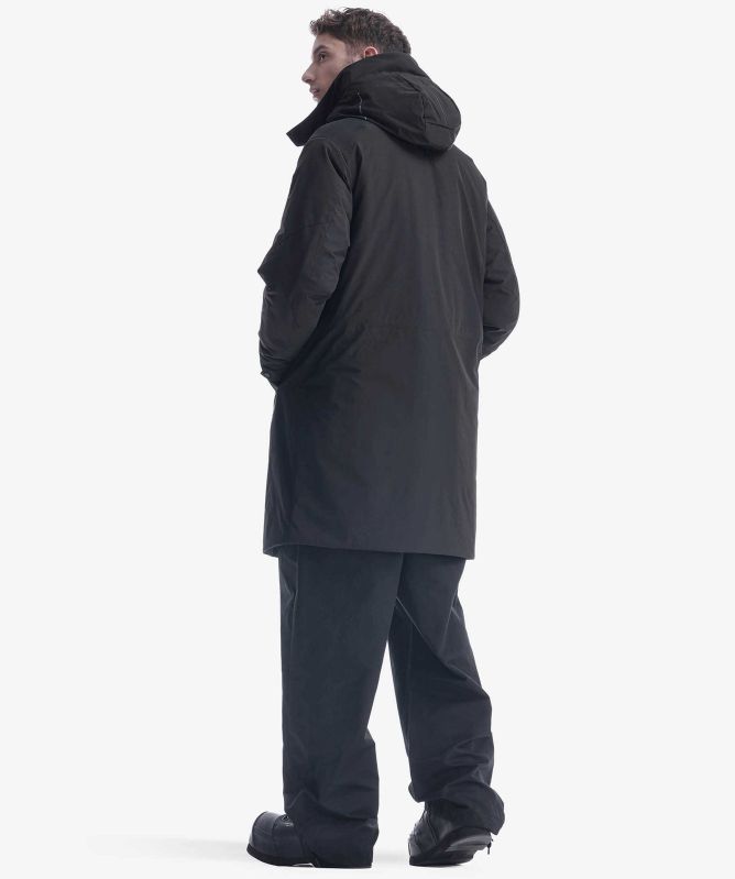 KRAKATAU Schorl Hooded Parka