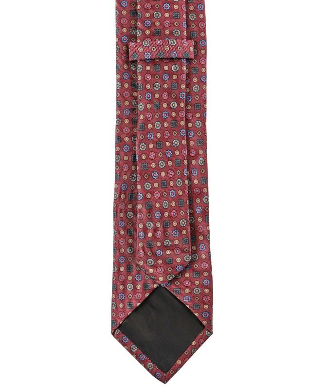 Amanda Christensen Silk Geometric Floral Tie