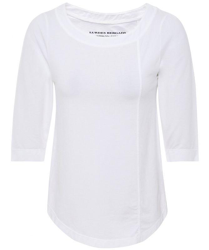 Lurdes Bergada 3/4 Sleeve Cotton Top