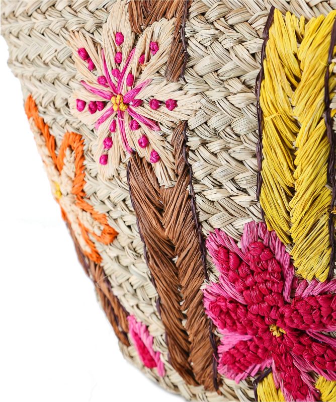 Uzurii Saint Tropez Raffia Beach Bag