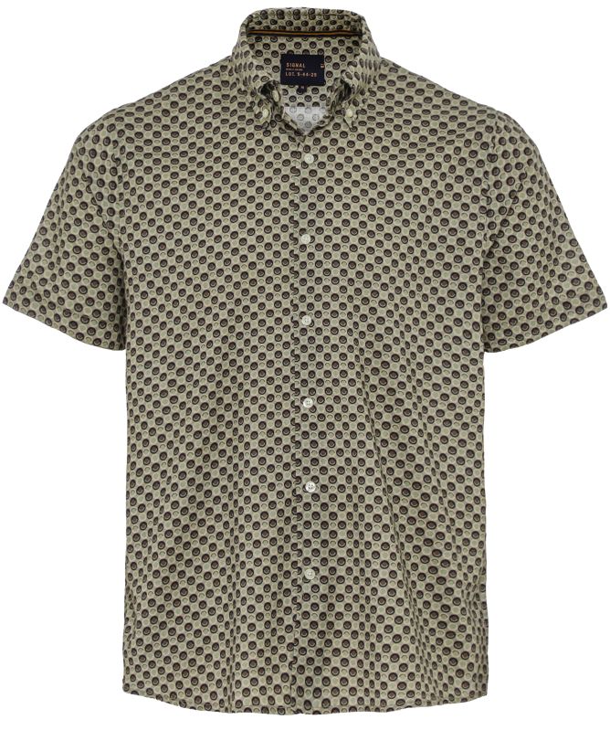 Signal Geometric Short-Sleeve Shirt