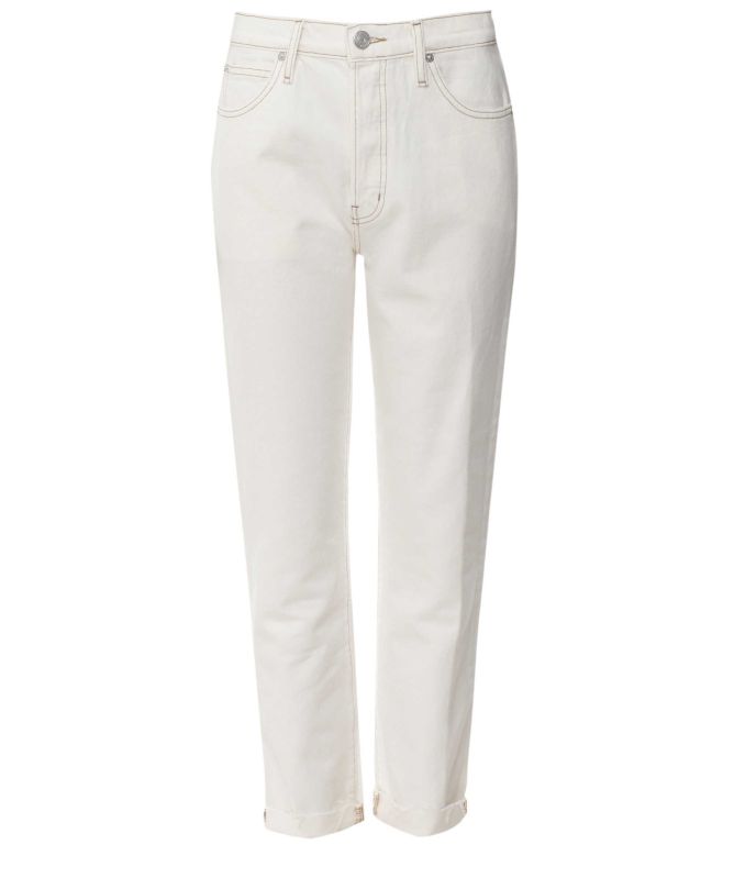 FRAME Le Mec Raw After Cropped Jeans