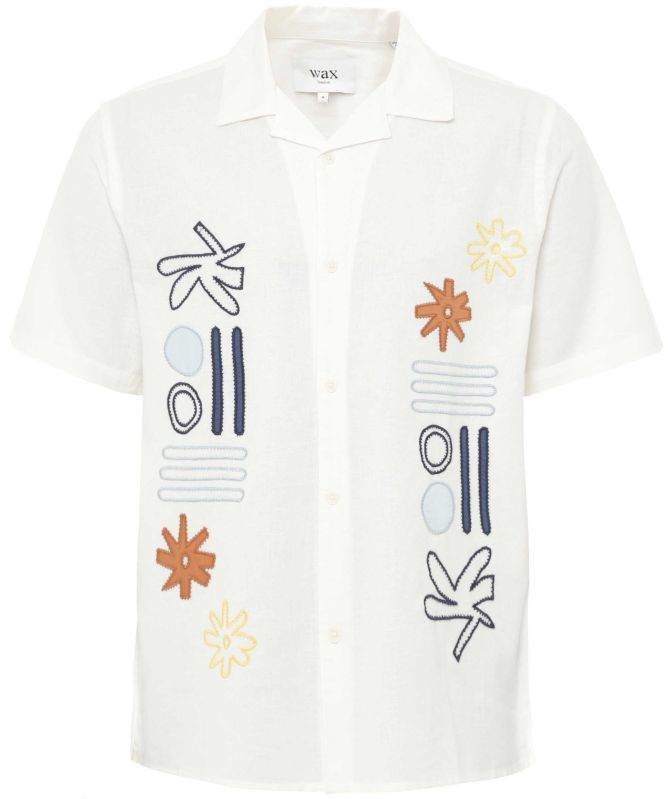Wax London Abstract Applique Didcot Shirt