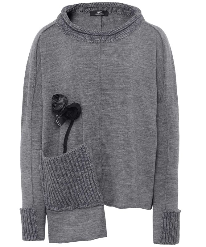 Bize Asymmetric Rose Jumper