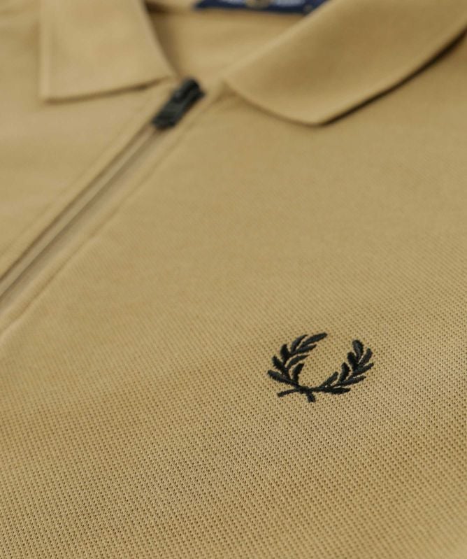 Fred Perry Zip Neck Polo Shirt