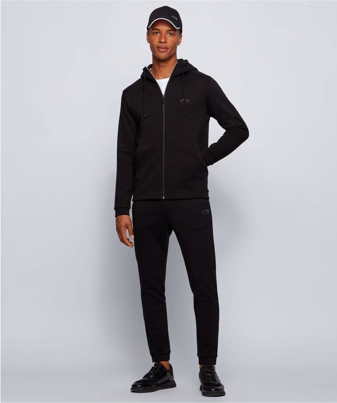 BOSS Mixed Structure Saggy Hoodie