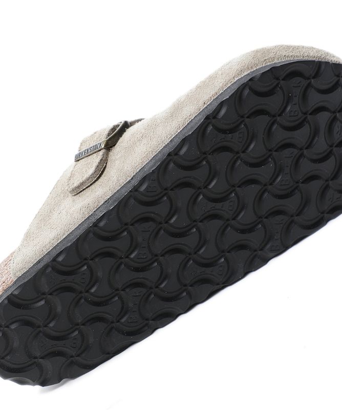 Birkenstock Boston Shearling Suede Leather Clogs