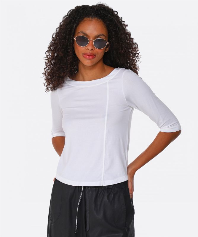 Lurdes Bergada 3/4 Sleeve Cotton Top