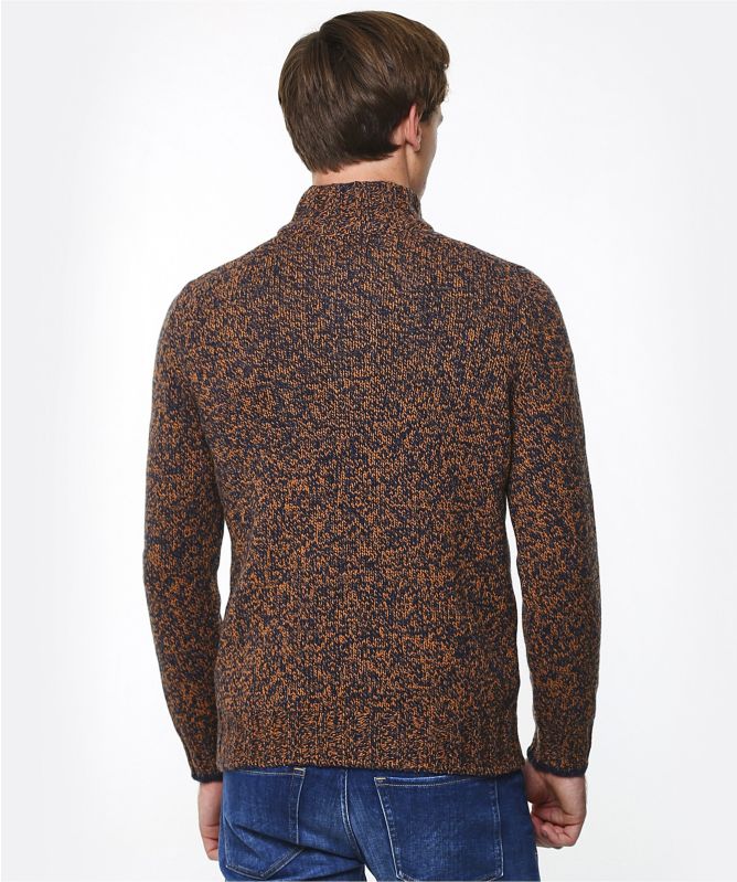 Gran Sasso Virgin Wool Half-Button Sweater
