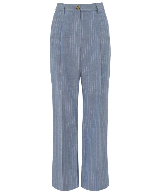 Paul Smith Pinstripe Pleat Pants