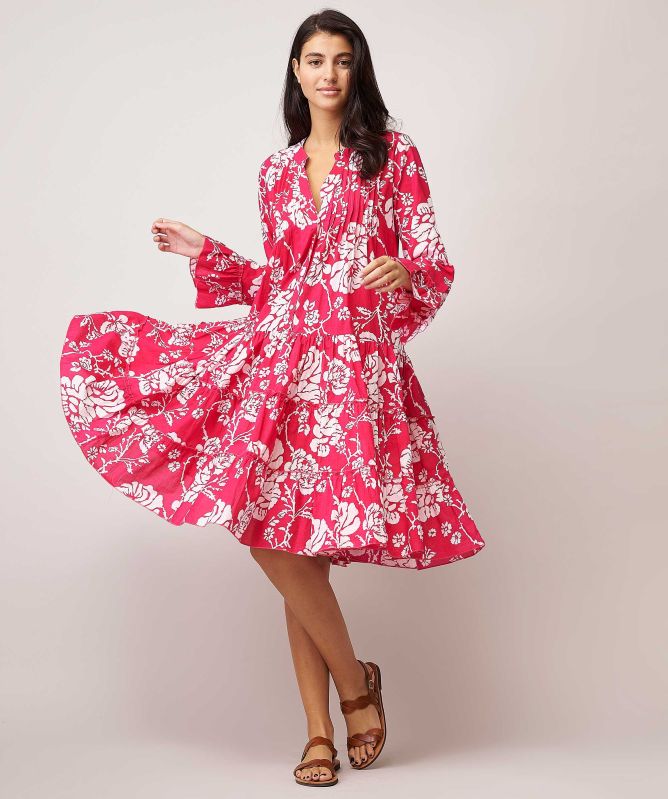 Lobster Cotton Mini Dress