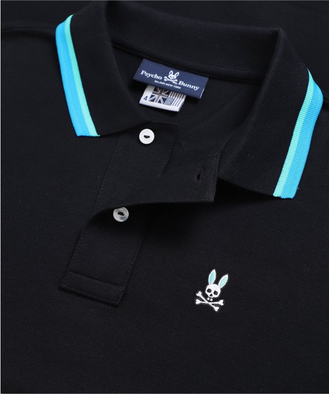 Psycho Bunny Long Sleeve Jackson Polo Shirt
