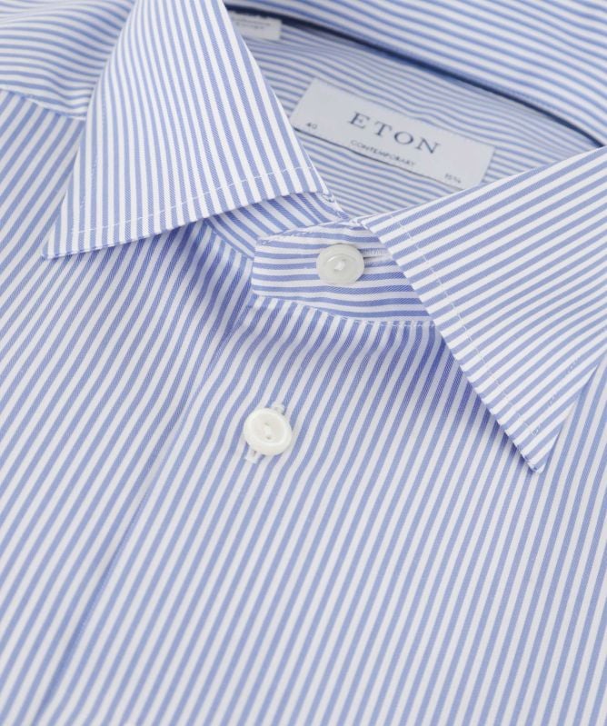 Eton Contemporary Fit Striped Shirt