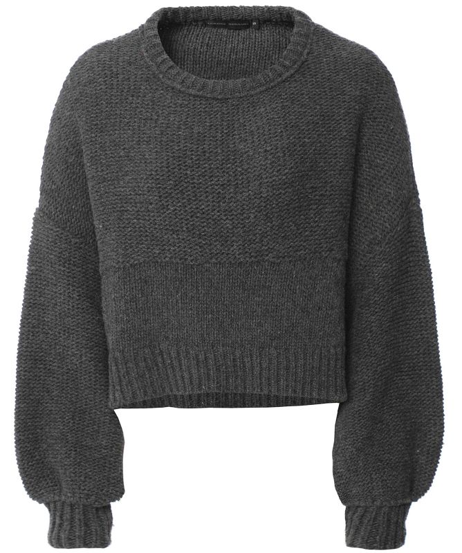 Lurdes Bergada Cropped Wool-Blend Sweater