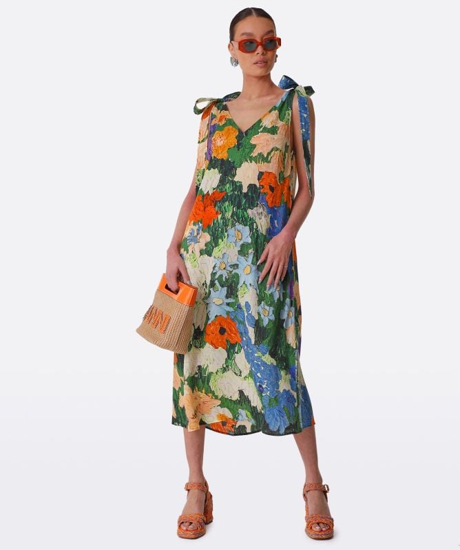 Stine Goya Naomi Impressionist Garden Dress