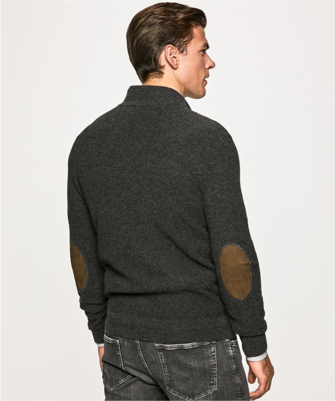 Hackett Merino Cashmere Half-Zip Sweater