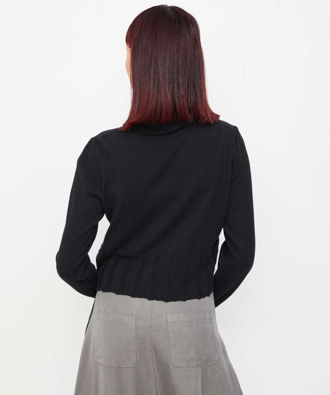 Lurdes Bergada Ribbed Roll Neck Jumper