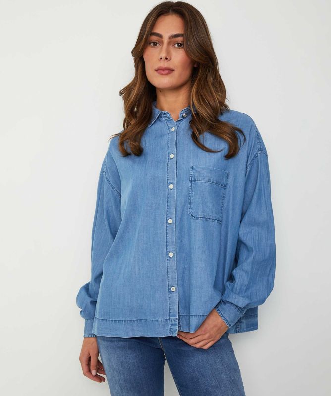 Replay Comfort-Fit Denim Shirt