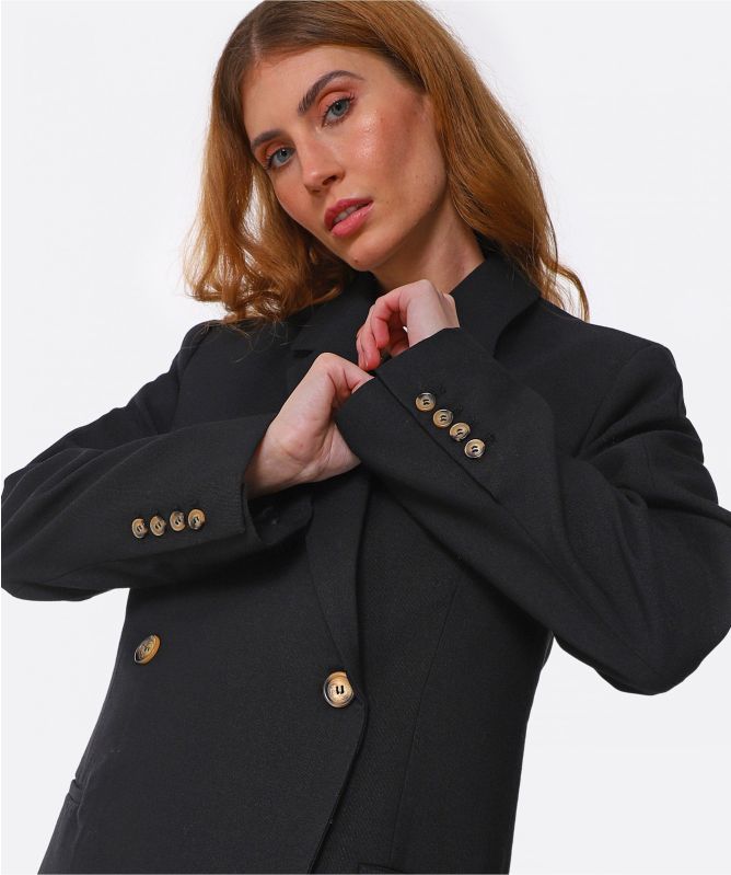 Anine Bing Kaia Tailored Wool Blazer