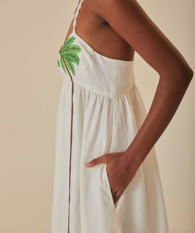 FARM Rio Coconut Tree Maxi Dress