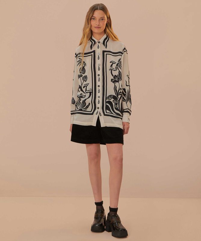 FARM Rio Surreal Garden Shirt