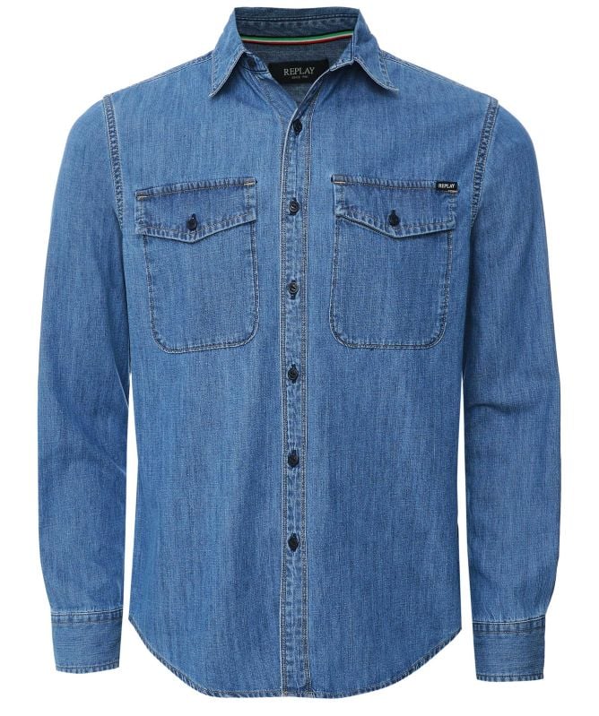 Replay Denim Pocket Shirt