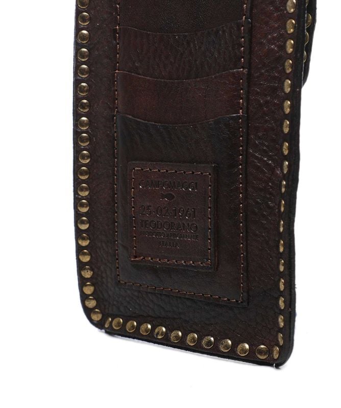 Campomaggi Rivet Detail Phone Pouch