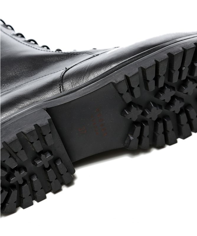 Hudson London Resnick Leather Military Boots