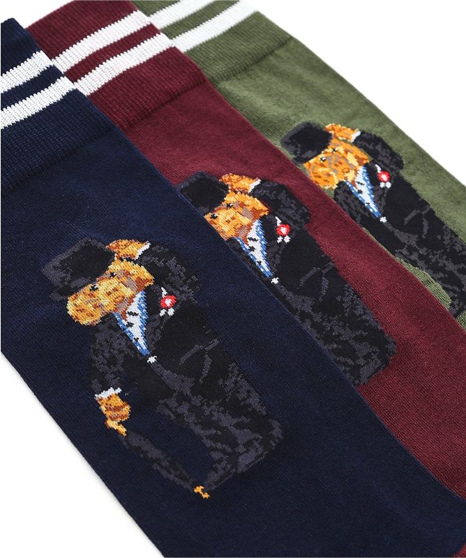 Hackett Harry Dog Socks 3 Pack