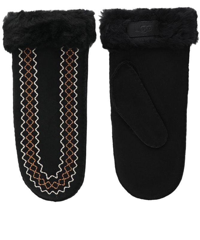UGG Atherson Embroidered Mittens